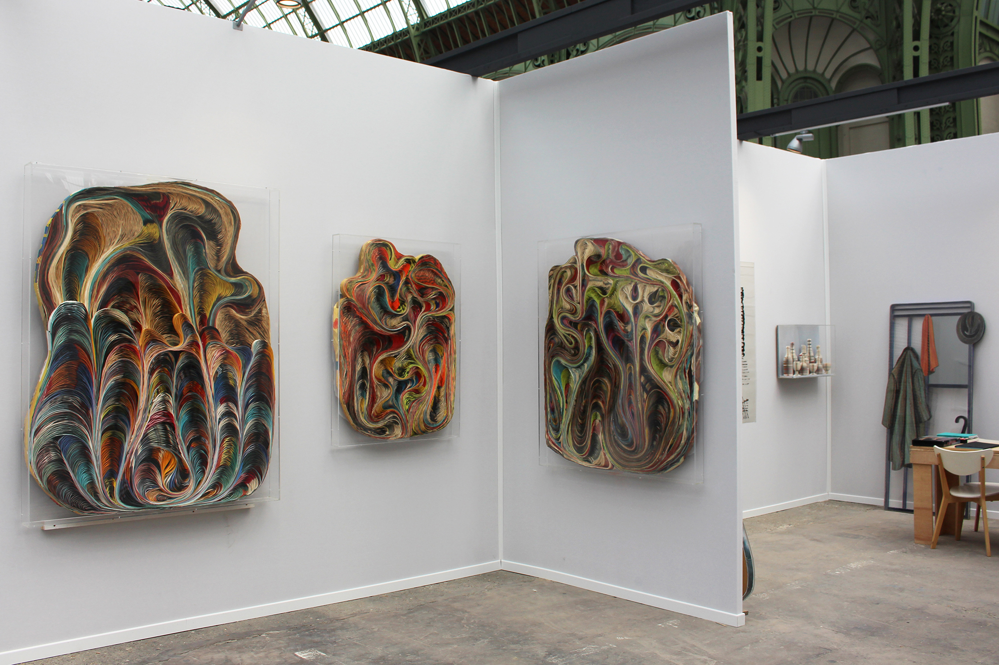 Sobering Galerie at Art Paris Art Fair (booth E13), exhibition view, March 30th - April 2nd 2017, Pavlos' Baroque series (1966)