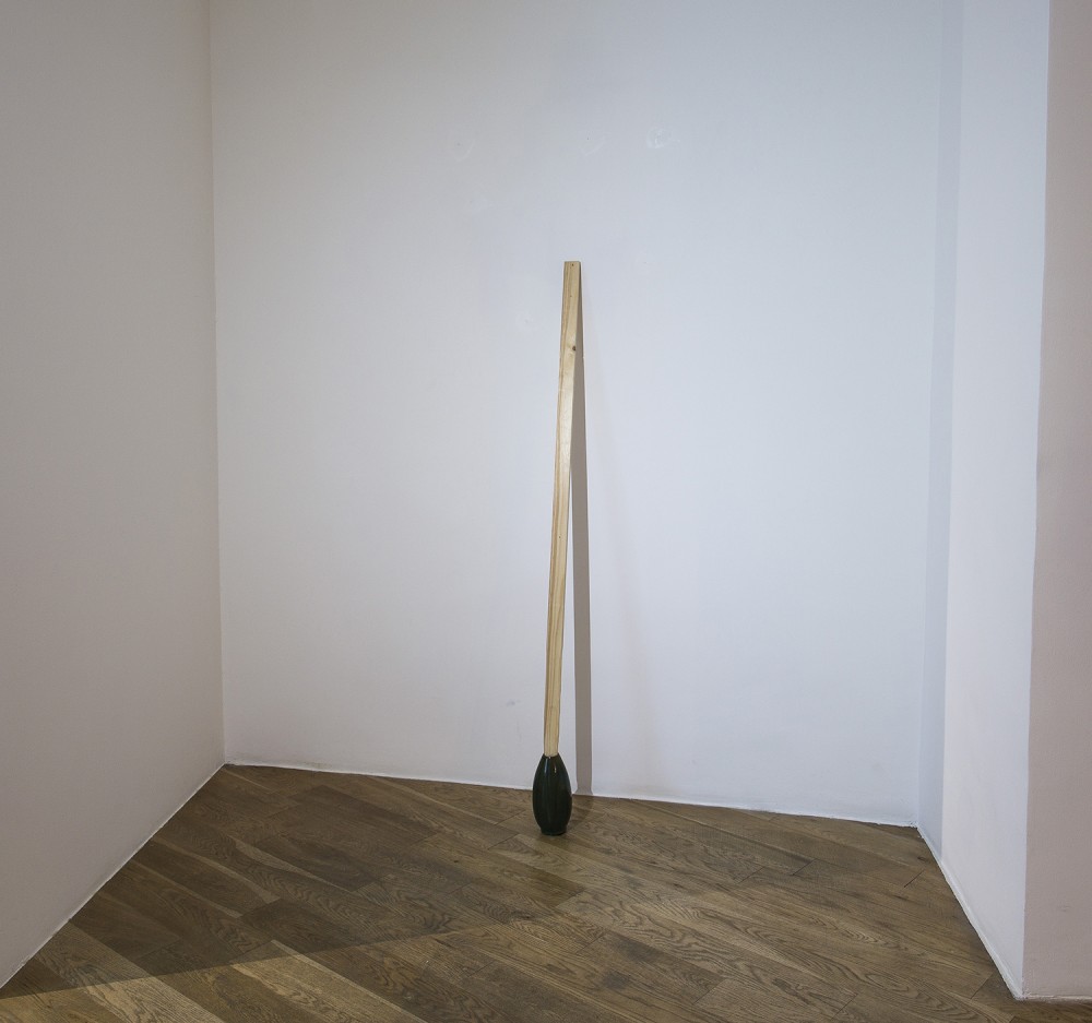 SetP STANIKAS Untitled, 2015 wood and ceramic, variable dimensions