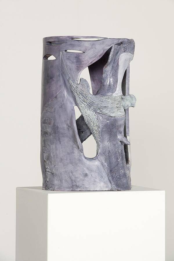 Untitled, 2014, painted terracotta, 50 x 30 x 30 cm
