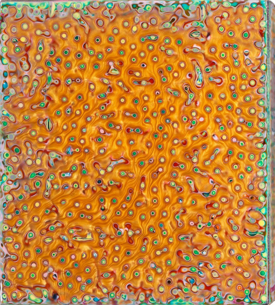ZT 1,728 UT, 2018/19, Acrylic and pigments on canvas, 45,5 cm x 40,5 cm