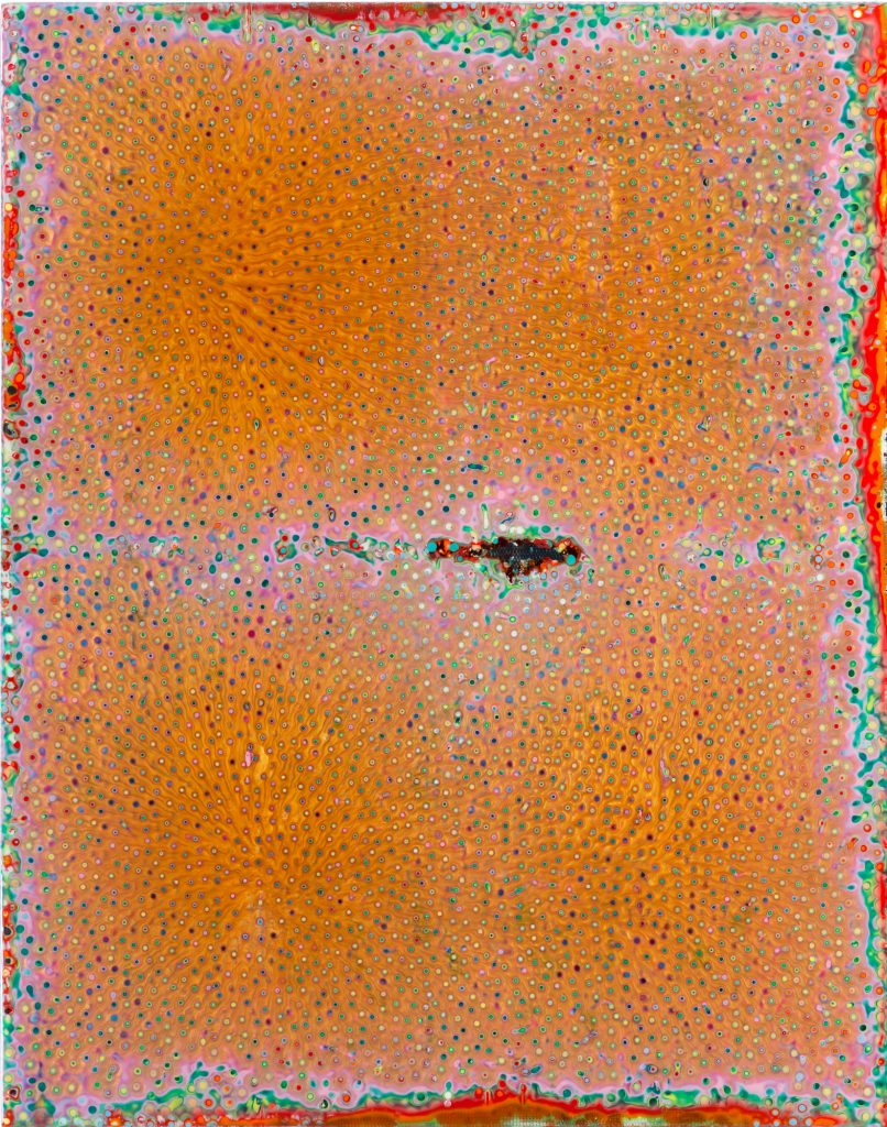 ZT 1,728 UT, 2018/19, Acrylic and pigments on canvas, 146cm x 115cm