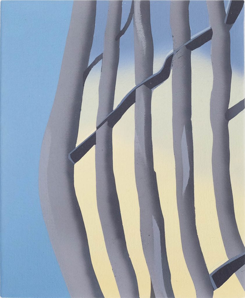 Etienne Gayard, sans titre, 2021, peinture acrylique, 18x22 cm