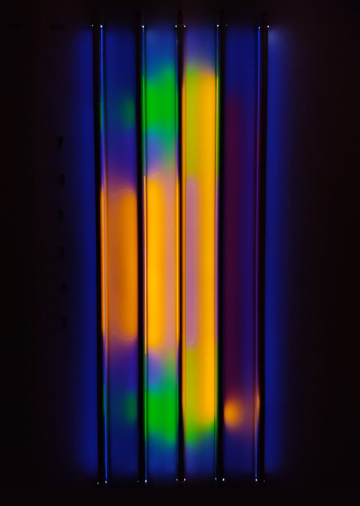 Anine Kirsten, "Echo", 2021, néon LED, film, 170 x 56 cm