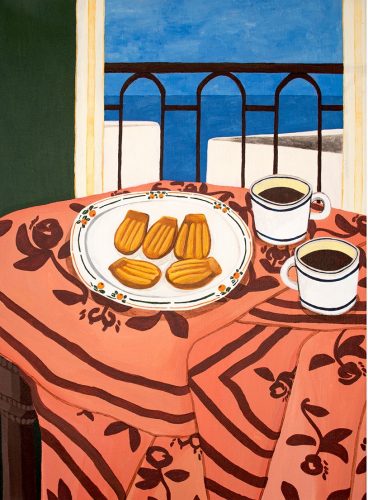 Ivan Arlaud, Les madeleines, acrylic on canvas