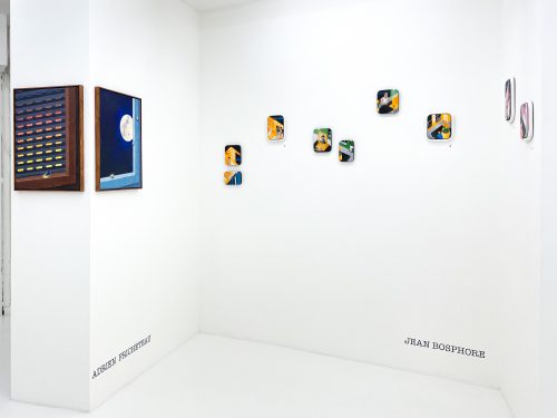 Exhibition view - "Permanent Frames, Fleeting Views" artworks from Andrea BREINBAEUR,Thomas Andrea BARBEY, Adrien FRICHETEAU, Brice BLANQUE, Ivan ARLAUD, Jean BOSPHORE