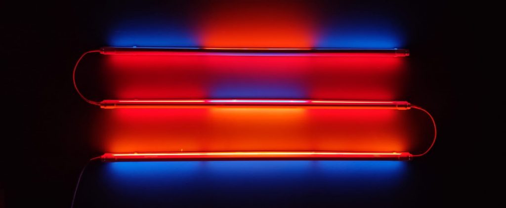 Anine KIRSTEN, Untitled, 2021, neon, 120 x45 cm