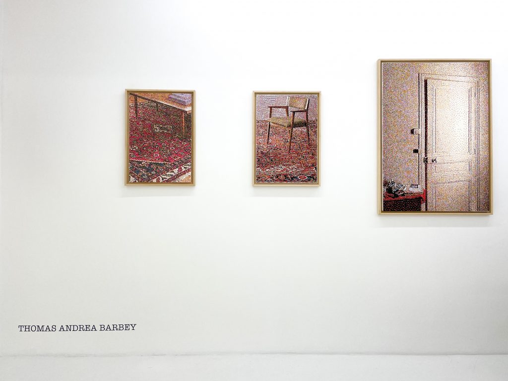 Exhibition view - "Permanent Frames, Fleeting Views" artworks from Andrea BREINBAEUR,Thomas Andrea BARBEY, Adrien FRICHETEAU, Brice BLANQUE, Ivan ARLAUD, Jean BOSPHORE